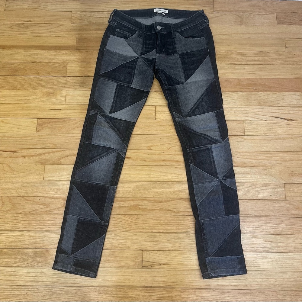 Isabel Marant Dillon Patchwork Low Rise Skinny Je… - image 1